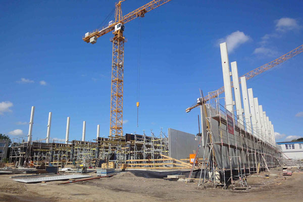 ElbFlorenzArena Baustelle